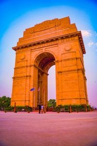 Travel, Delhi, Gate, Culture, Stone, War