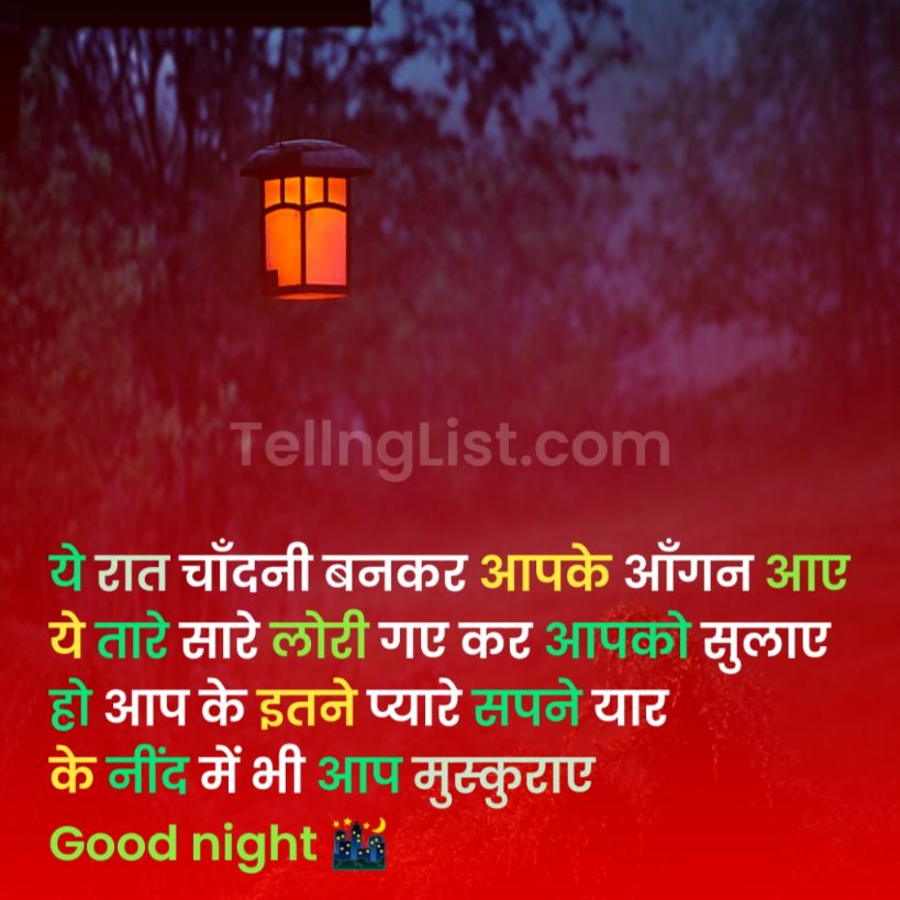 Shubh ratri shayari in Hindi with image good night Shayari love photo frame images with image